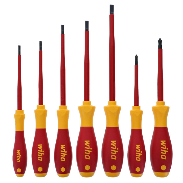 Wiha 32195 Insulated SlimLine Screwdriver 7 Piece Set