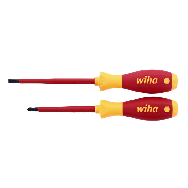 Wiha 32105 Insulated Slotted and Phillips 2 Piece Set