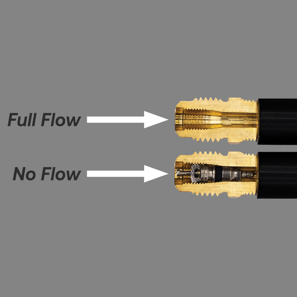 Appion MGAVCT 1/4" Standard Vacuum-Rated Valve Core Removal Tool full flow cutaway