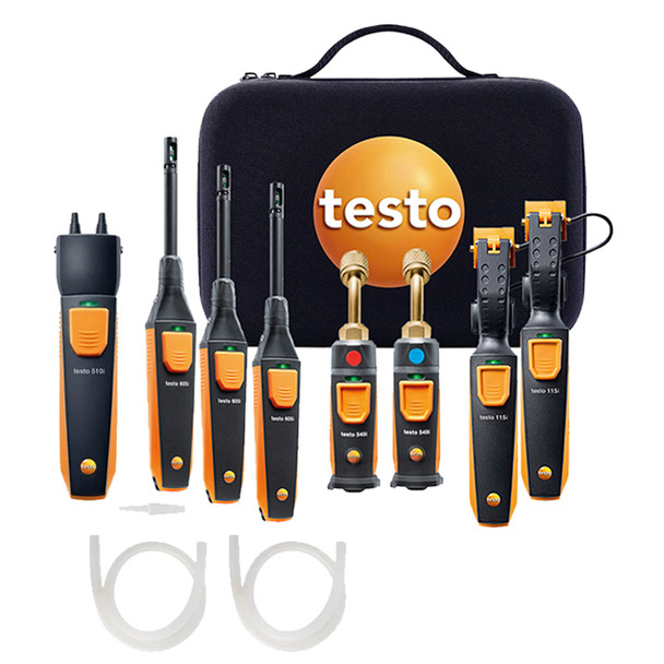 Testo Build Your Own measureQuick Kit includes Testo Smart Probes 0563 0009 and 1510 Manometer