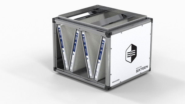 Dust Free Sixteen 5 Ton High Efficiency MERV 16 Media Air Cleaner with 4 Filters