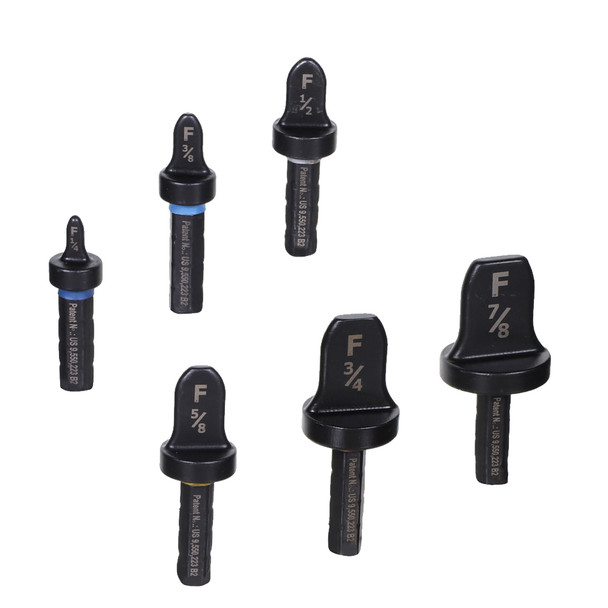 DiversiTech SPIN F6000 6-Piece Flaring Tool Set 1/4", 3/8", 1/2", 5/8", 3/4", and 7/8" Hex Bits
