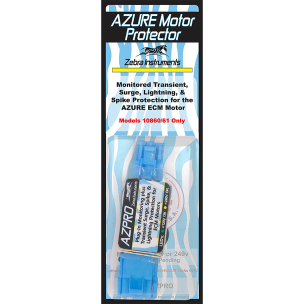 Zebra AZPRO Azure ECM Motor Surge Protector 120V - 240V in packaging