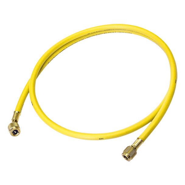 JB CLE-A2L-60Y KOBRA Yellow Refrigerant Hose 60" with A2L Fitting, 1/4" x 1/4"