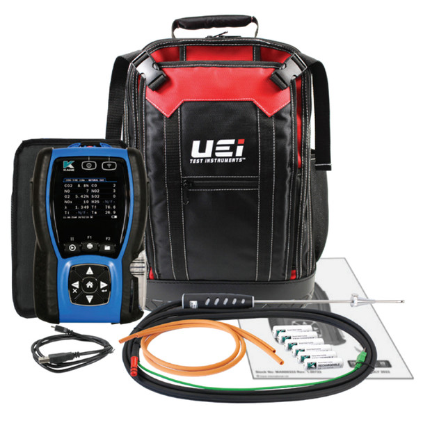 UEi KANE460 Game Changer Refrigerant Manifold and Combustion Analyzer with accessories