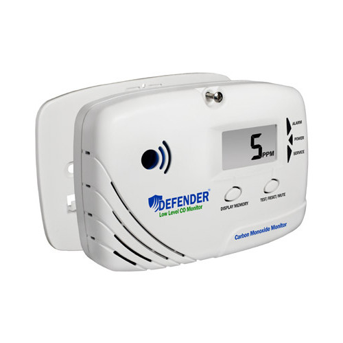 Defender LL6270 Low Level CO Carbon Monoxide Monitor, 5 PPM Auto Display