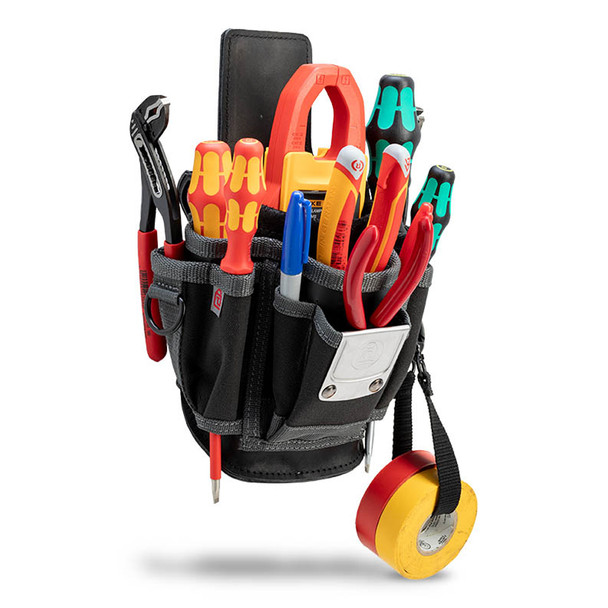 Veto Pro Pac MPMX Medium Sized Multimeter and Tool Pouch front with tools (not included)