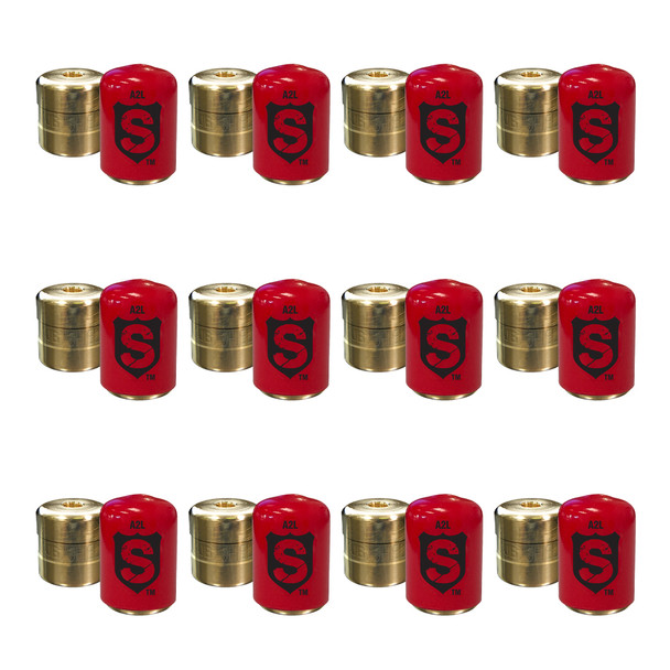 JB SHIELD 1/4" A2L Refrigerant Locking Caps 12 Pack