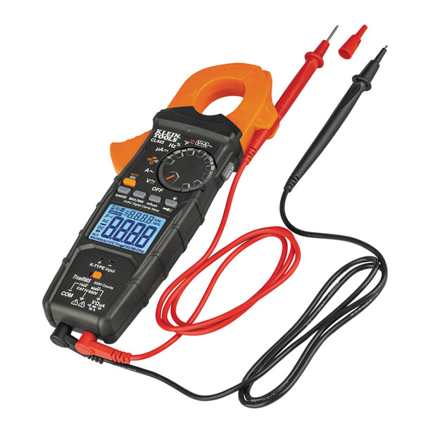 Klein Tools CL445 HVAC Digital Clamp Meter with probes
