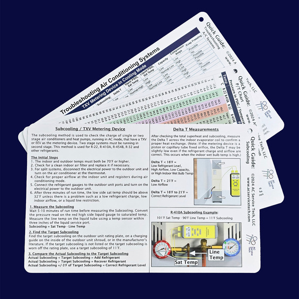 AC Service Tech 2nd Edition Quick Reference Cards