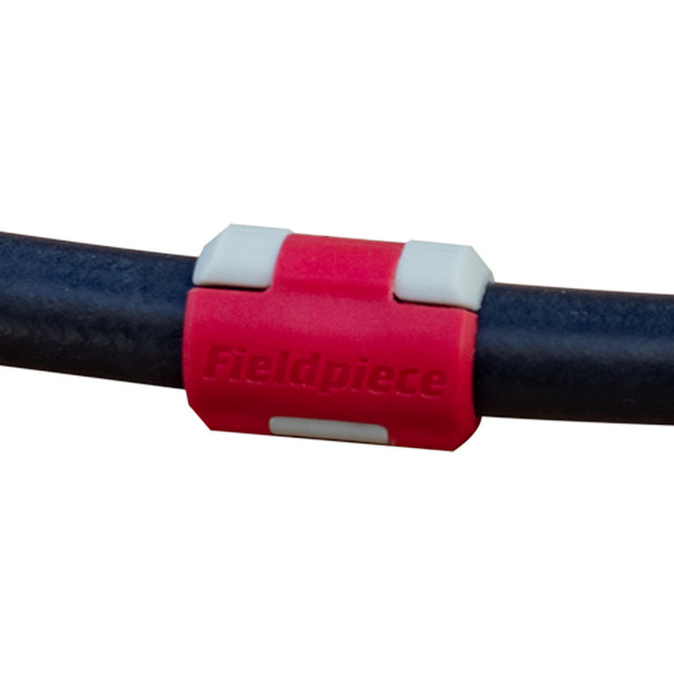 Fieldpiece HR1XR 1/4" Ball Valve Extension Hose red tag