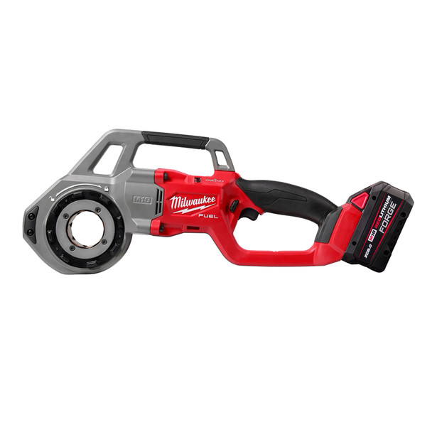 Milwaukee M18 FUEL Compact Pipe Threader tool side view