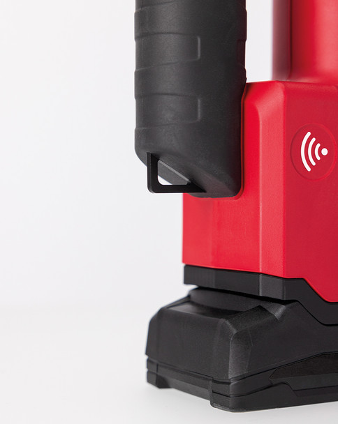 Rothenberger ROMAX Compact III Lightweight Cordless Press Tool closeup of battery and handle