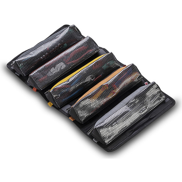 Veto Pro Pac TR-LC Large Modular Tool Roll unrolled with pouches filled with tools (not included)