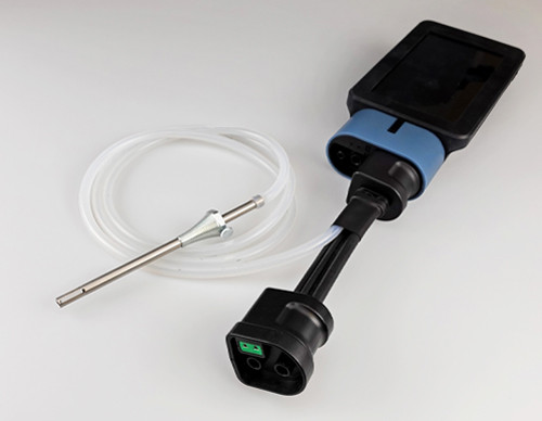 NCI Seitron NOVO Combustion Analyzer additional draft probe with silicon tubing