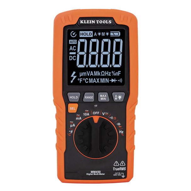 Klein Tools MM450 Slim Digital Multimeter main front view
