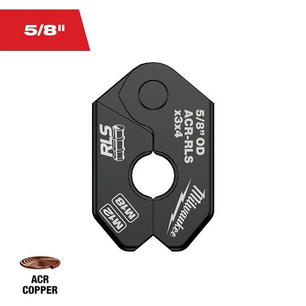 Milwaukee RLS Pivoting Press Ring 5/8 for ACR copper