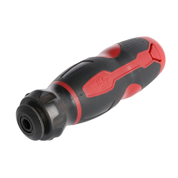 Malco HPGB Premium Grip 1/4" Hex Bit Storage Handle with 12 Impact Rated Bits, 4.9" Length