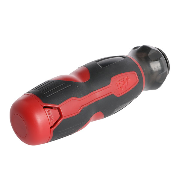 Malco HPGB Premium Grip 1/4" Hex Bit Storage Handle with 12 Impact Rated Bits, 4.9" Length