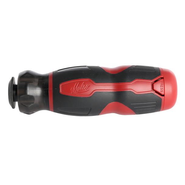 Malco HPGB Premium Grip 1/4" Hex Bit Storage Handle with 12 Impact Rated Bits, 4.9" Length