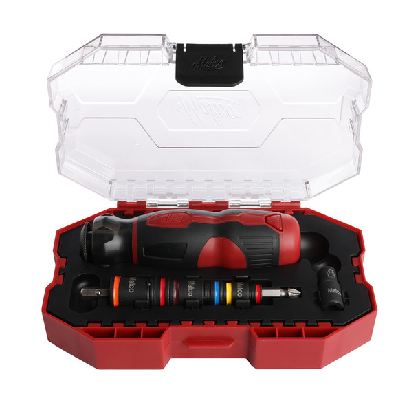 Malco KITFB2 7-in-1 C-RHEX® Flip Bit Socket Service Kit stored in open case facing forward