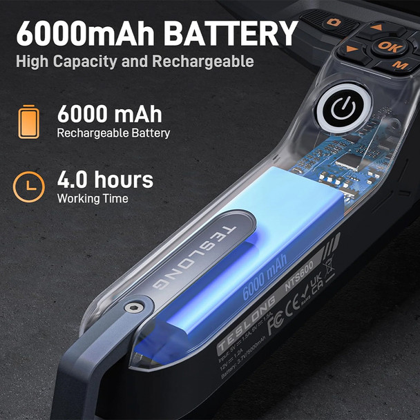 Teslong NTS600 Inspection Camera high capacity battery