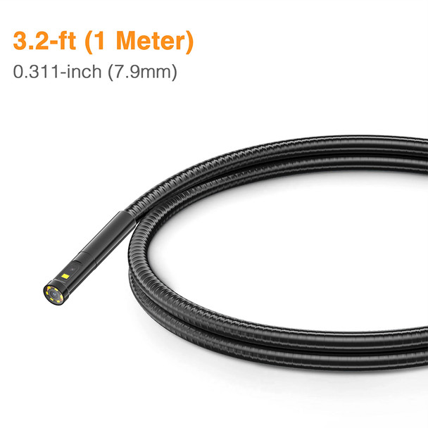 Teslong Triple Lens Flexible Inspection Camera Probe 1 meter