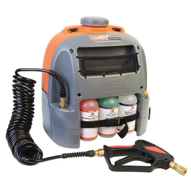 SpeedClean CJ-BKPK CoilJet® Backpack HVAC Coil Cleaning System front