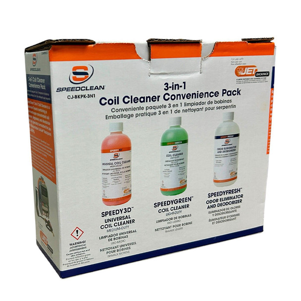 SpeedClean CJ-BKPK-3N1 3-in-1 Chemical Refill box
