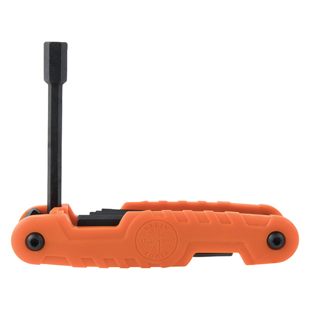 Klein Tools 70550 Pro Folding Hex Key Set closed 1/2" open