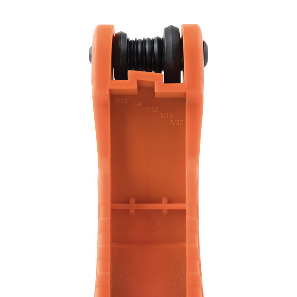 Klein Tools 70550 Pro Folding Hex Key Set size markers