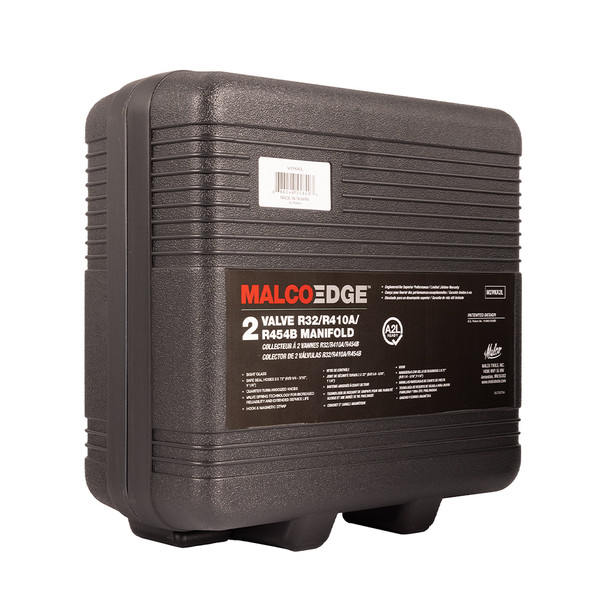 MalcoEdge™ M2VKA2L 2-Valve A2L Manifold Kit case