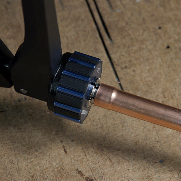 MalcoEdge TEMS Tubing Expander tool with 9 heads in use