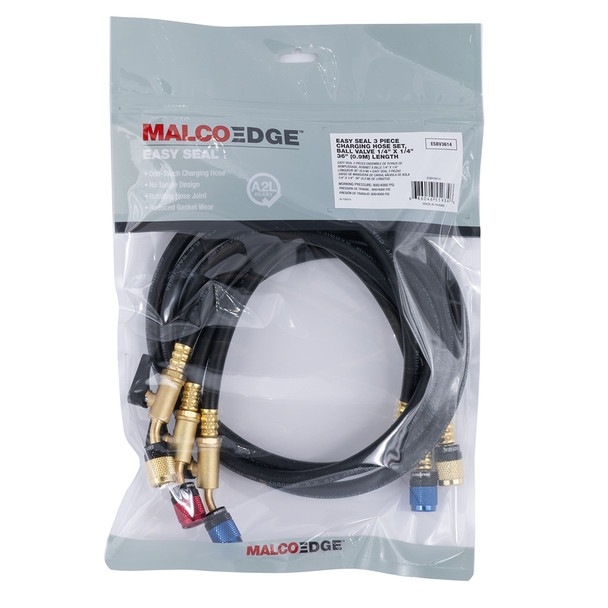 MalcoEdge ESBV3614 Easy Seal Ball Valve Hose Set, 36 inch in package
