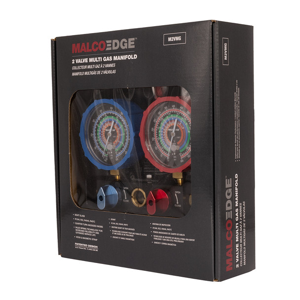 MalcoEdge™ M2VMG Multi-Gas 2-Valve Manifold in package