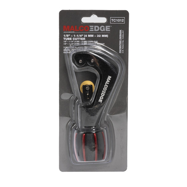 MalcoEdge™ TC1012 Tube Cutter 1/8" to 1-1/4" OD in package