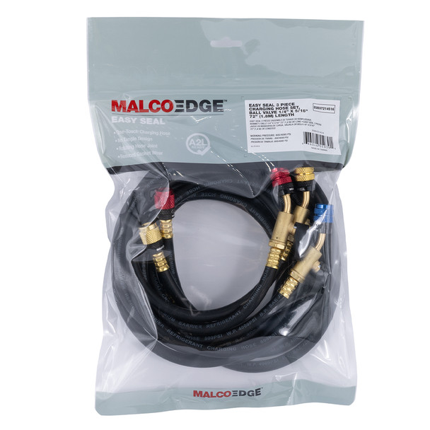 MalcoEdge ESBV7214516 Easy Seal Ball Valve Hose Set, 72 inch in use