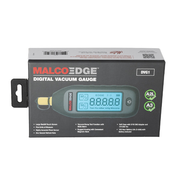 MalcoEdge DVG1 Digital Vacuum Gauge in box