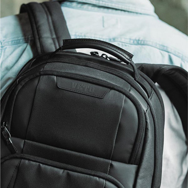 Veto Pro Pac Norwalk 20L Backpack on back closeup