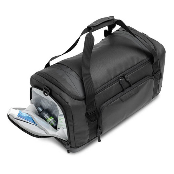 Norwalk+ By Veto 40L Duffel Bag side pocket with items