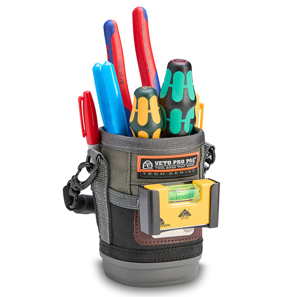 Veto Pro Pack UB1B Small Compact Utility Bag front with tools (not included)
