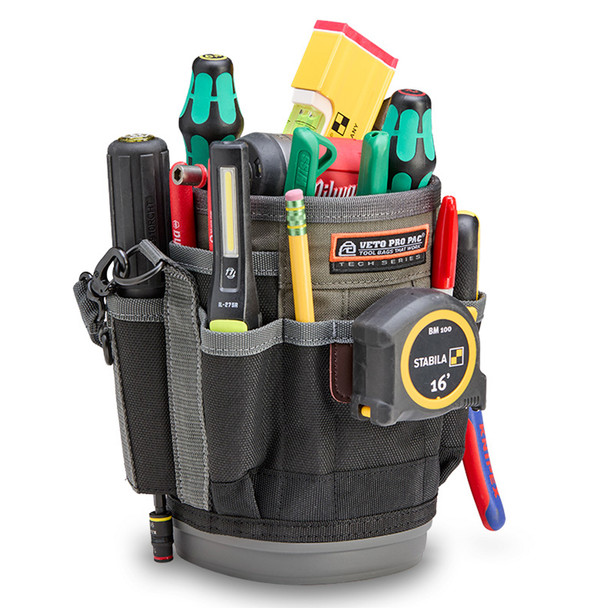 Veto Pro Pack UB3B Large Compact Utility Bag front with tools (not included)