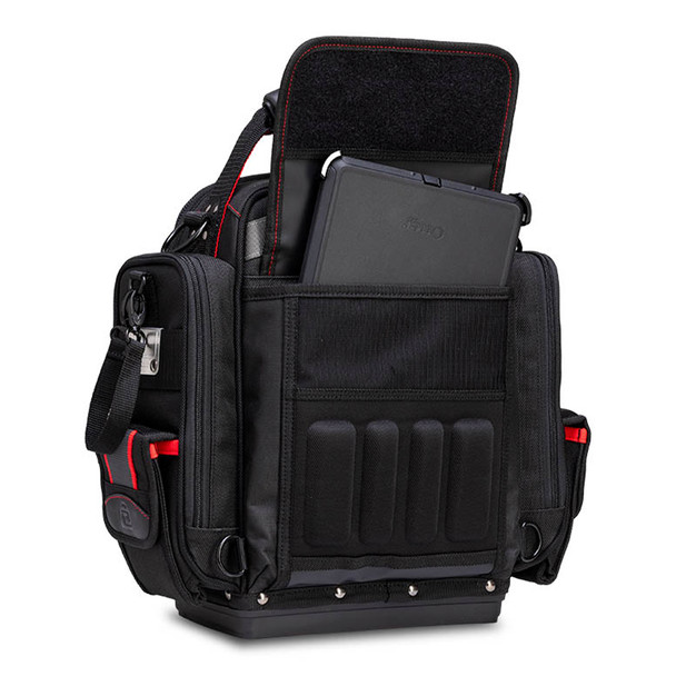 Veto Pro Pac MB5B INFRARED Tool and Meter Backpack Bag tablet pocket back view