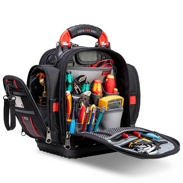 Veto Pro Pac TECH-MCTP INFRARED Tool and Meter Bag tools front view (not included)