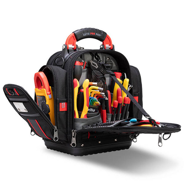Veto Pro Pac TECH-MCTP INFRARED Tool and Meter Bag tools front view (not included)