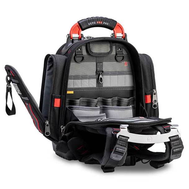 Veto Pro Pac Tech-Pac MCP INFRARED Compact Tool Backpack empty front view