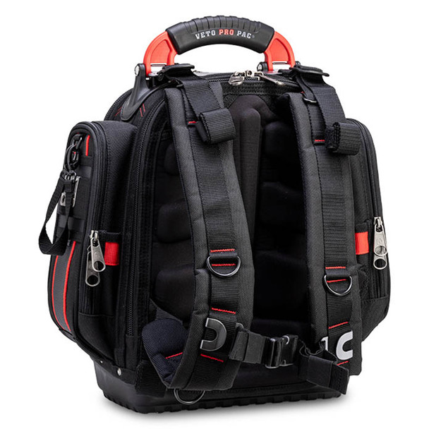 Veto Pro Pac Tech-Pac MCP INFRARED Compact Tool Backpack back view straps