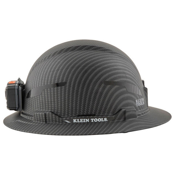 Klein 60346 Premium KARBN Hard Hat with Rechargeable Headlamp side