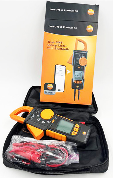 USED Testo 770-3 TrueRMS Electrical Clamp Meter with Bluetooth - Like New Condition