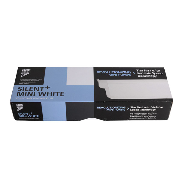 Aspen FP3400 Silent+ Mini White Condensate Removal Pump box front